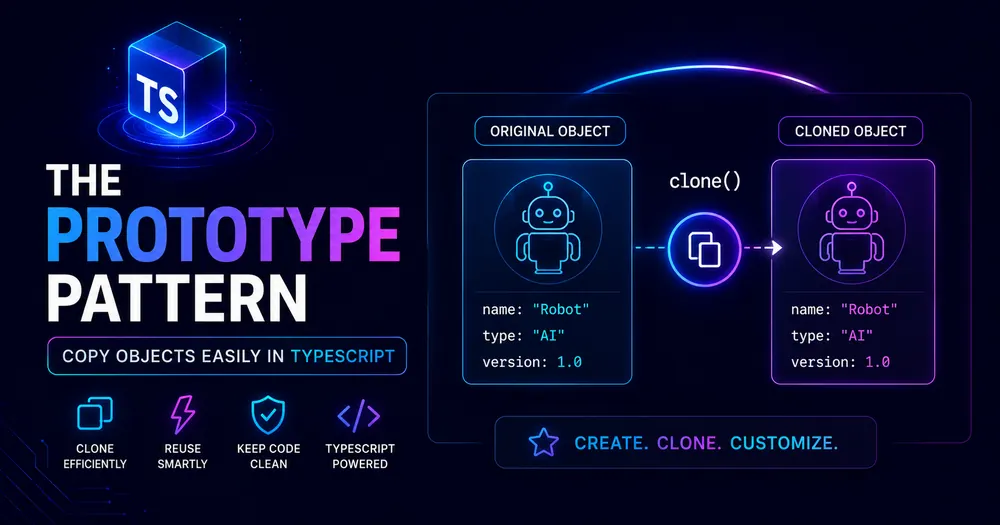 Prototype Pattern: Copying Objects in TypeScript